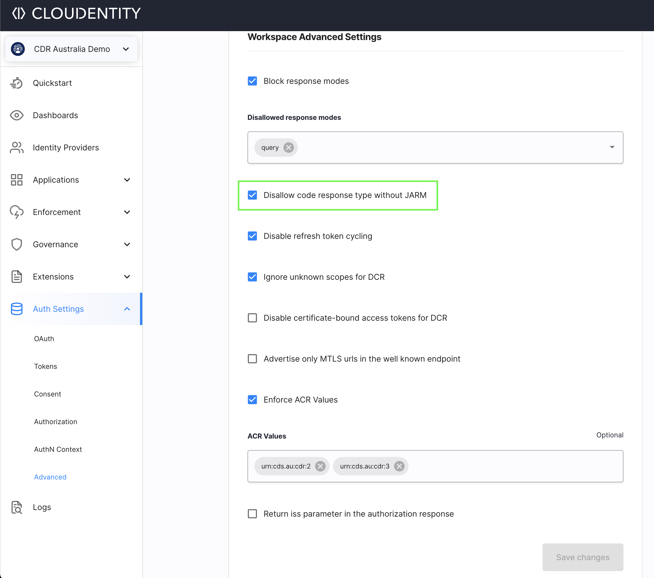 CDR - blocking code flow that does not use JARM