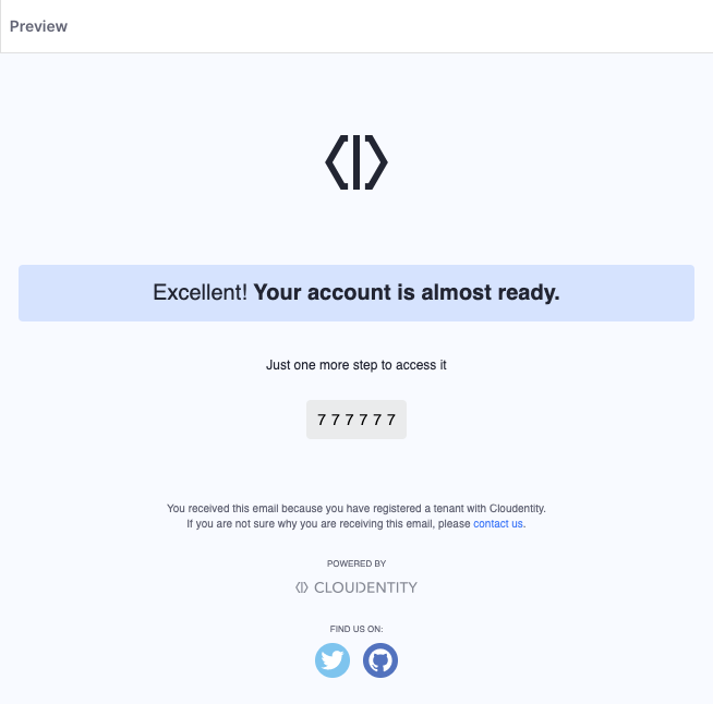 Branded Email - Social Tab added