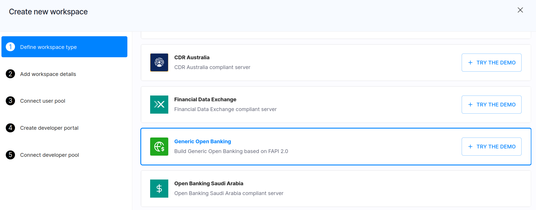 Generic Open Finance authorization server