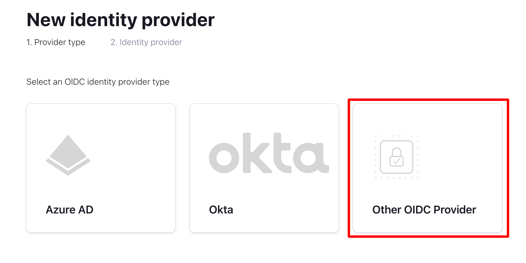 Other OIDC provider